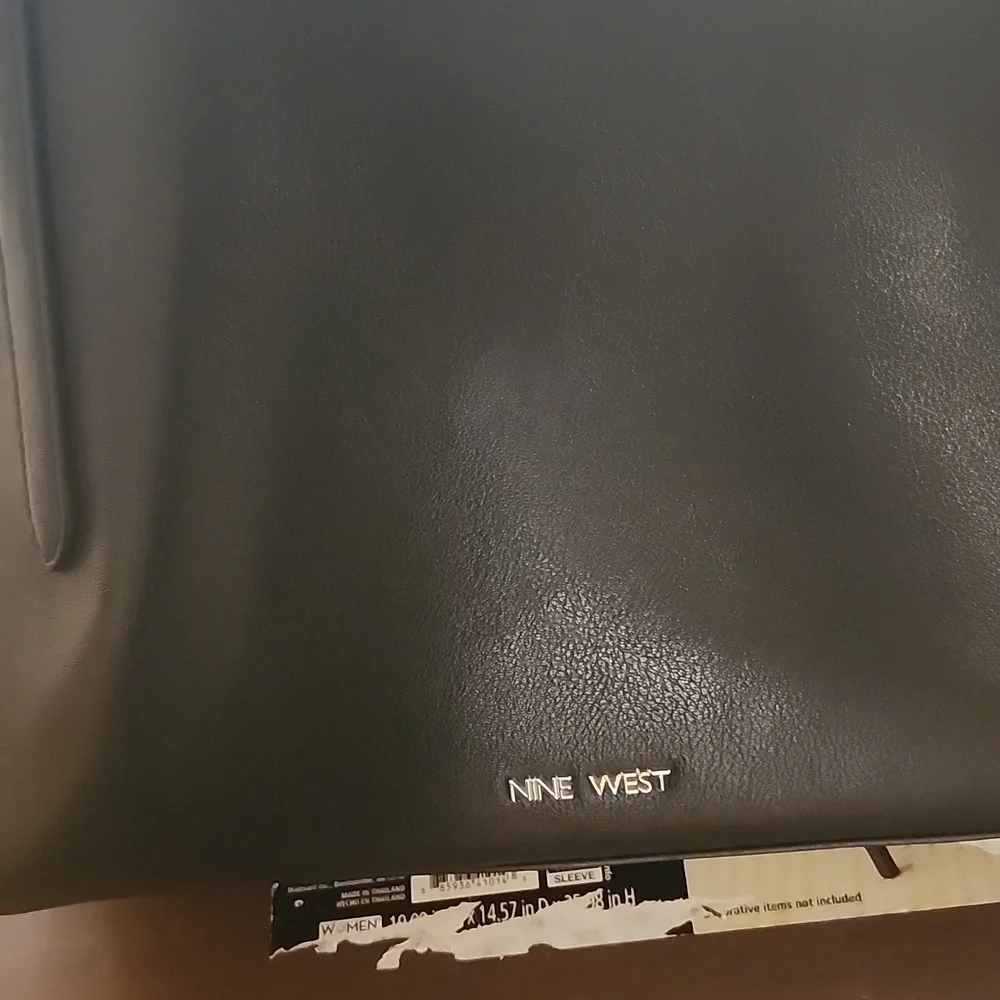 Nine West Elegant Black Tote Bag